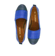 New in Box 10M Kannas Seregeti  Shoes Leather Upper Espadrilles  Midnight Blue