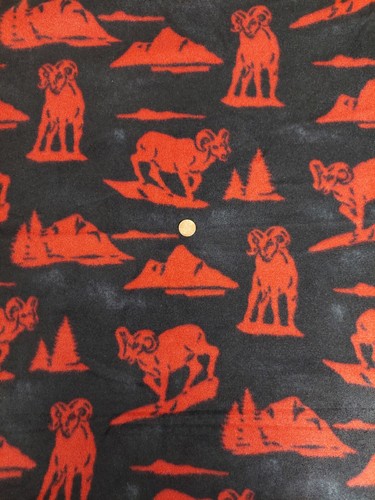 Fleece fabric big - fabric, horn