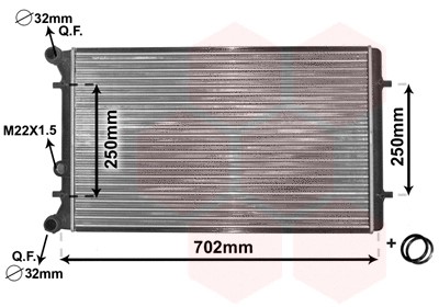 Radiator engine cooling fits - radiator,