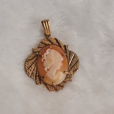 Vintage Rolled Gold Cameo