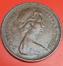 1971  1/2 Penny Original Coin