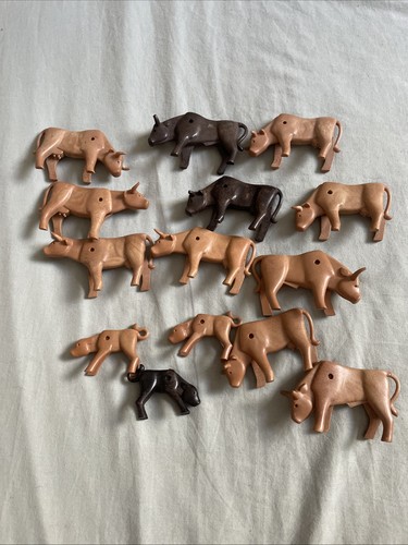 Playmobil vintage cattle cows - playmobil,