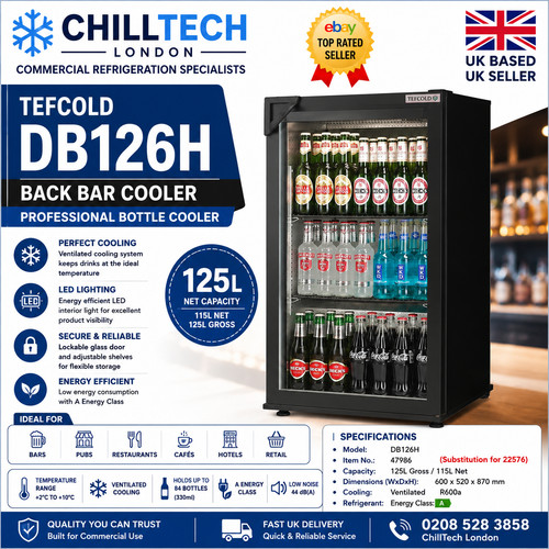 Tefcold db126h bar - ,