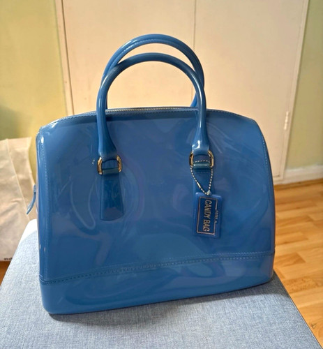 Furla candy bag blue - candy, glossy