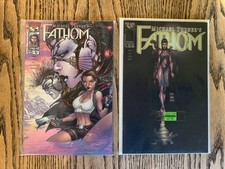 Top Cow - Image - Michael Turner's Fathom #6 & 12 With Lara Croft Tomb Raider