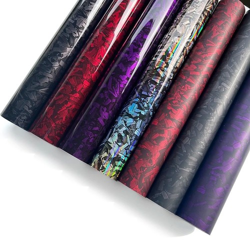 Forged carbon fiber vinyl - forged, wrap