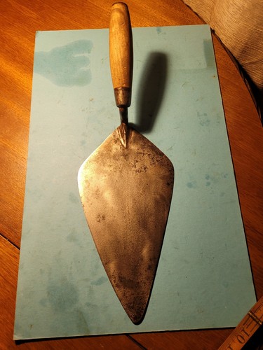 Vintage bricklayers trowel - vintage,