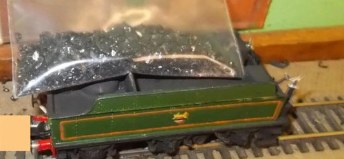 Genuine anthracite locomotive
