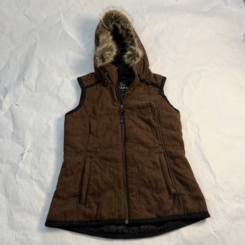 Prana calla quilted wool brown - prana,