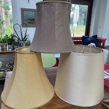 3 x Extra large Light Lamp Shade, 1 x Drum and 2 x bell Interior Country house