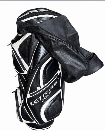 John letters black leather - john,