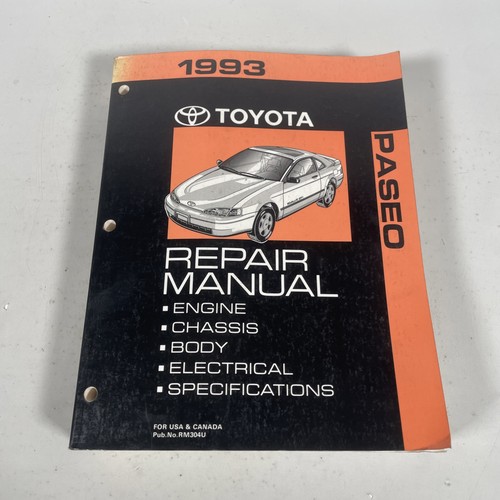 1993 toyota paseo shop service - 1993,