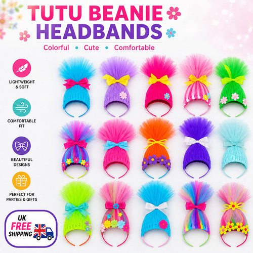 Troll hair headband wig - hair,