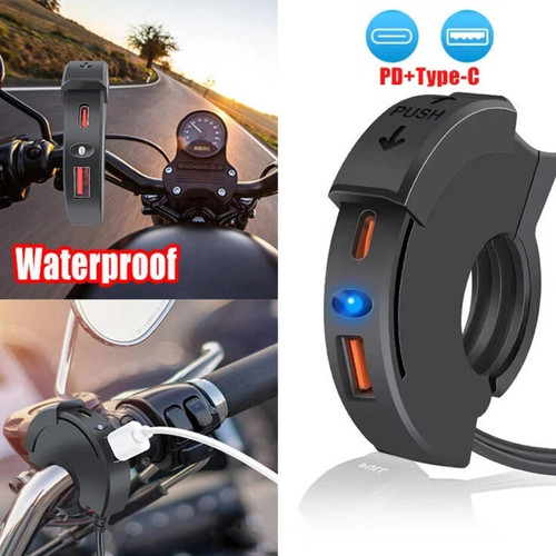 Dual waterproof usb port - dual,