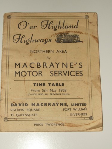 Highland highways - o'er,