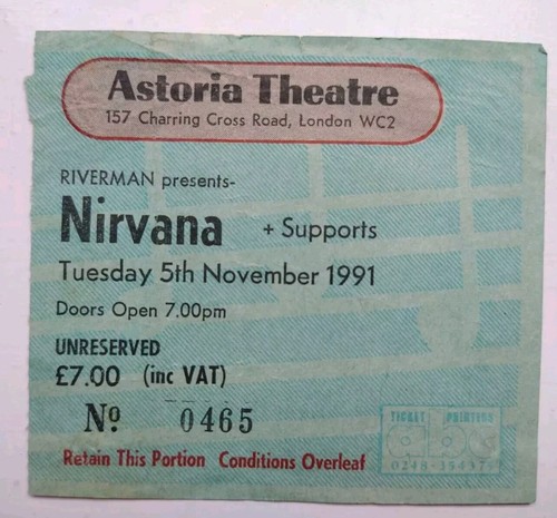 Nirvana ticket london - -,
