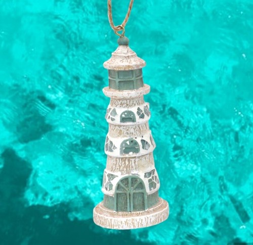 Lighthouse ornament ceramic - lighthouse,
