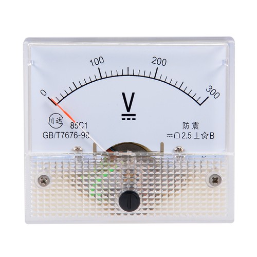 300v analog panel - dc, voltage