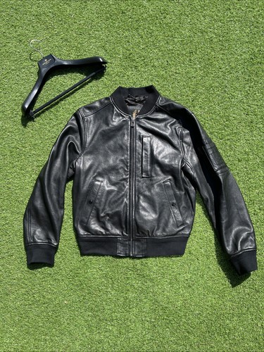 Belstaff marker leather bomber - leather,