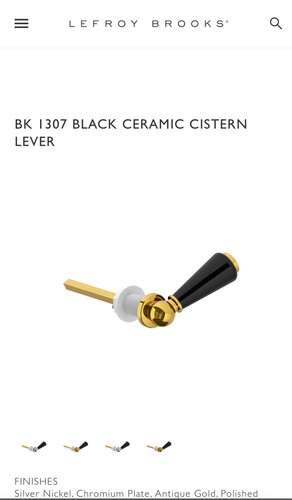 Lefroy brooks black ceramic - black,