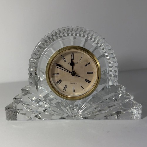 Waterford crystal desk clock - crystal,