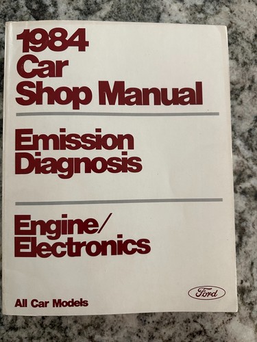 1984 ford car shop manual - 1984,