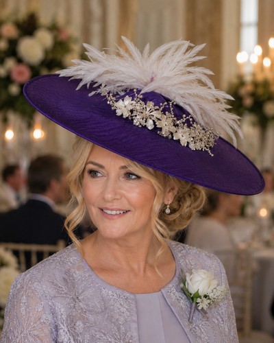 Ladies purple hatinator mother - purple,