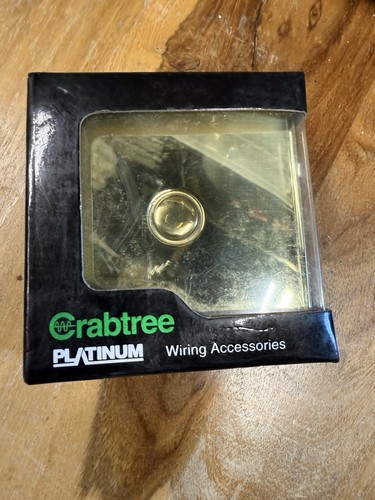 Crabtree polished brass single - crabtree,