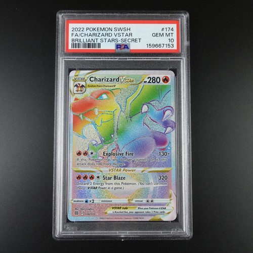Psa charizard vstar 174 172 - psa,