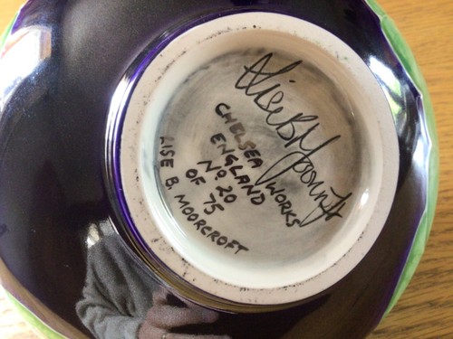 Lise moorcroft rare signed - moorcroft,