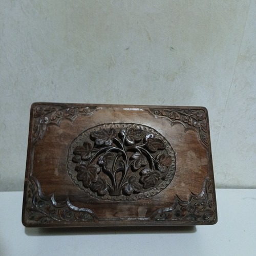 Vintage hand carved walnut - vintage,