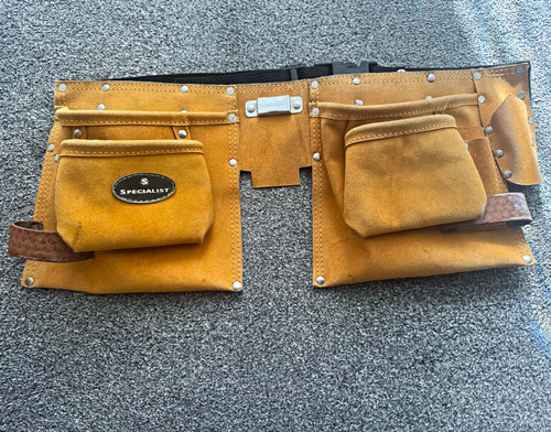 Specialist leather tool belt - leather,