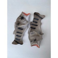 Fish flip flops bass slide - flops,