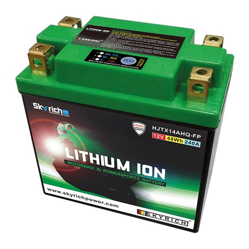 Motorcycle battery skyrich - motorcycle,