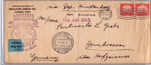1936 usa danbury zeppelin - usa,