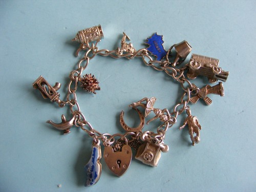Vintage sterling silver charm - silver,