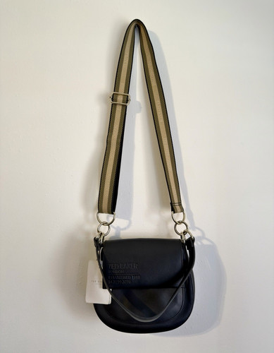 Ted baker black leather small - leather,