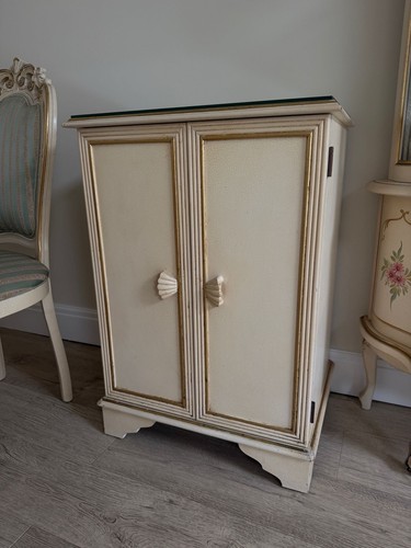 Italian hand painted cabinet - hand,