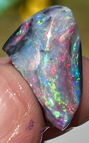 Jet black opal rub 7ct - jet, 5.7ct