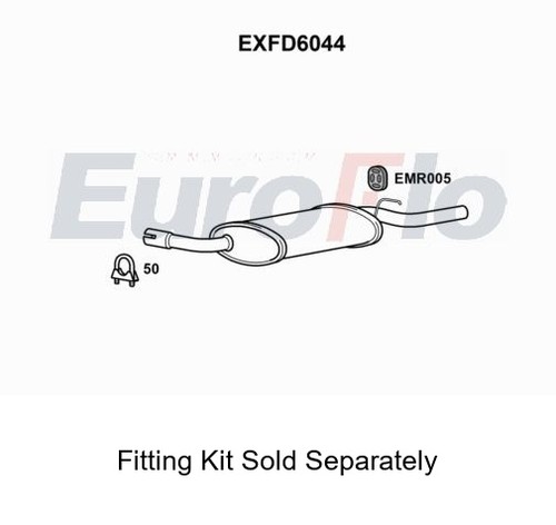 Rear muffler silencer insert - muffler,