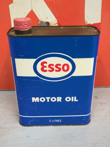 Vintage french esso motor - esso, oil