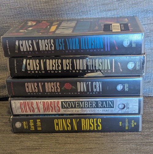 Guns roses vhs - guns, bundle