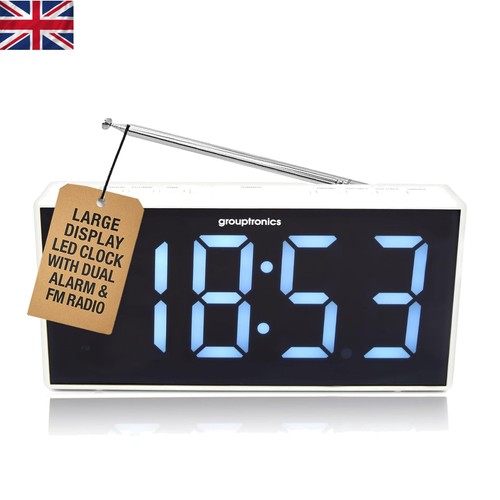 Mains powered large clock - powered,