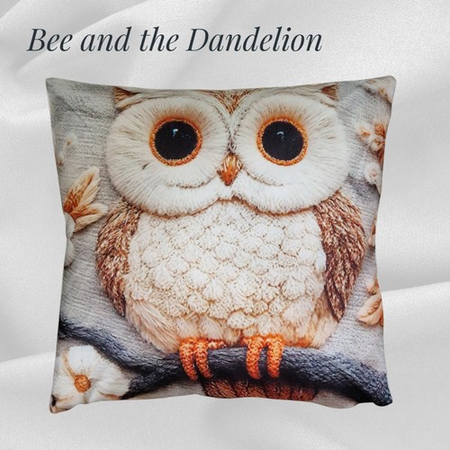 Cute barn owl plush cushion - cute,