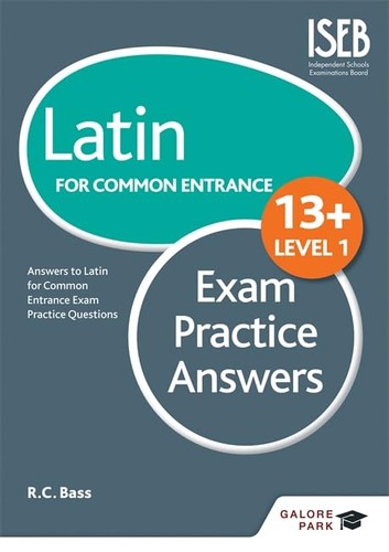 Latin for common entrance - entrance, 13+