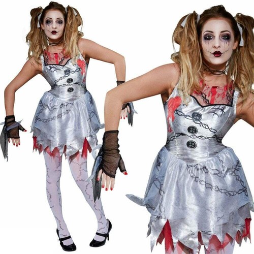 Deathly doll costume ladies - doll,
