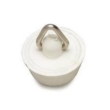 White sink plug - sink, for