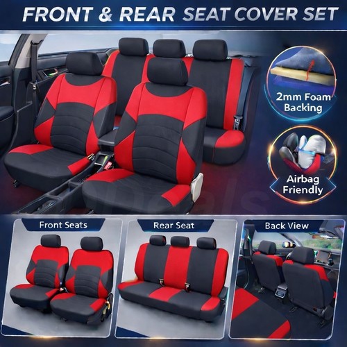 Car seat covers red - car,