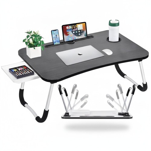 Foldable laptop table desk - foldable,