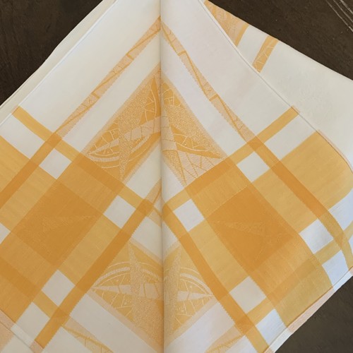 Vintage 1950s white orange - vintage, &